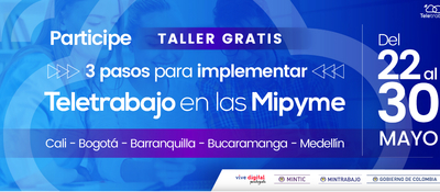 Implemente el Teletrabajo en su Mipyme en tres pasos