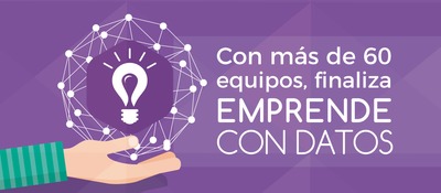 Emprende con Datos finalizó con más de 60 equipos apoyados