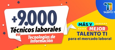 Más de 9.600 colombianos becados se gradúan como técnicos laborales en TI