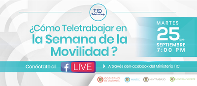 ¿Cómo Teletrabajar en la Semana de la Movilidad?