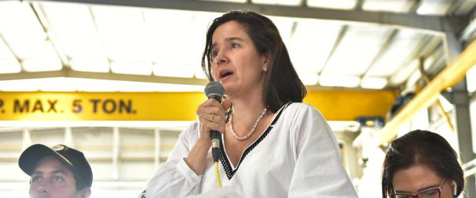 Ministra TIC en Saravena, Arauca