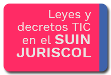 Banner Leyes y decretos TIC en el SUIN JURISCOL