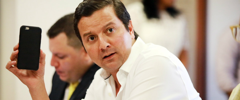Ministro TIC David Luna