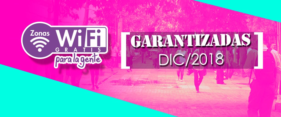 Gobierno Nacional garantiza el funcionamiento de las Zonas WiFI Gratis para la Gente hasta diciembre del 2018 Gobierno Nacional garantiza el funcionamiento de las Zonas WiFI Gratis para la Gente hasta diciembre del 2018